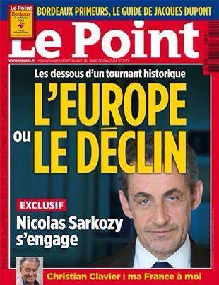 Sarko Le Point europe