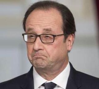 Hollande grimace