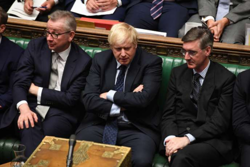 Boris Johnson au Parlement