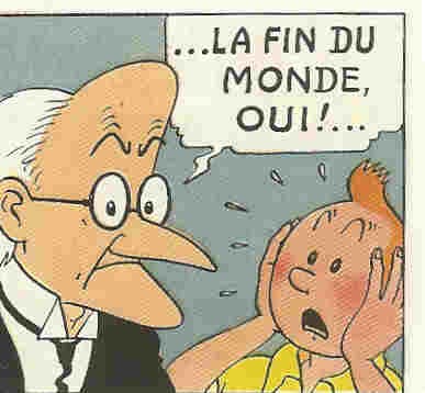 Fin du monde tintin